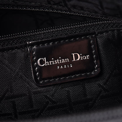 Christian Dior Patent Canvas Large Lady Dior Black 6 of 18