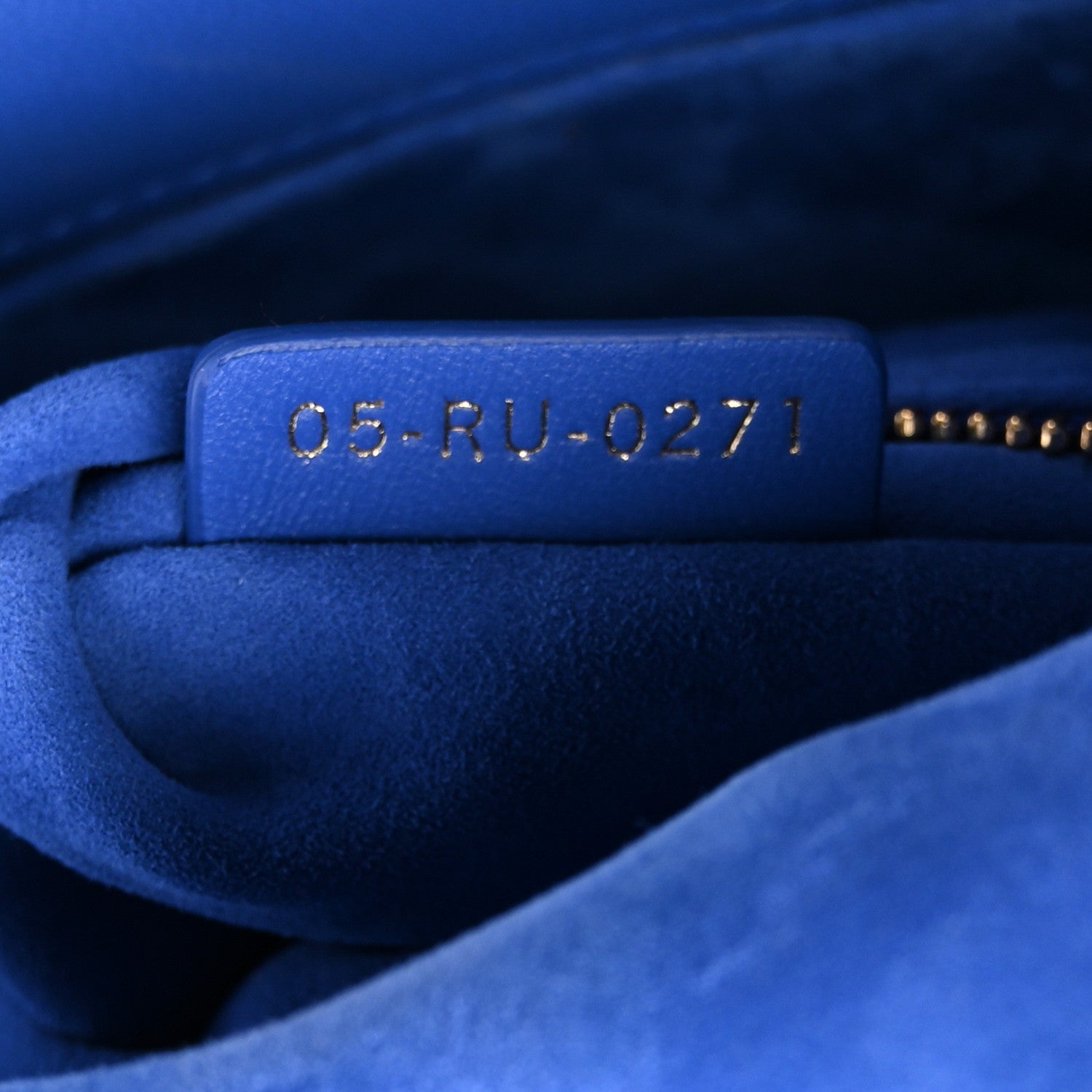 Christian Dior Lambskin Cannage Small My ABCDior Lady Dior Blue 7 of 11