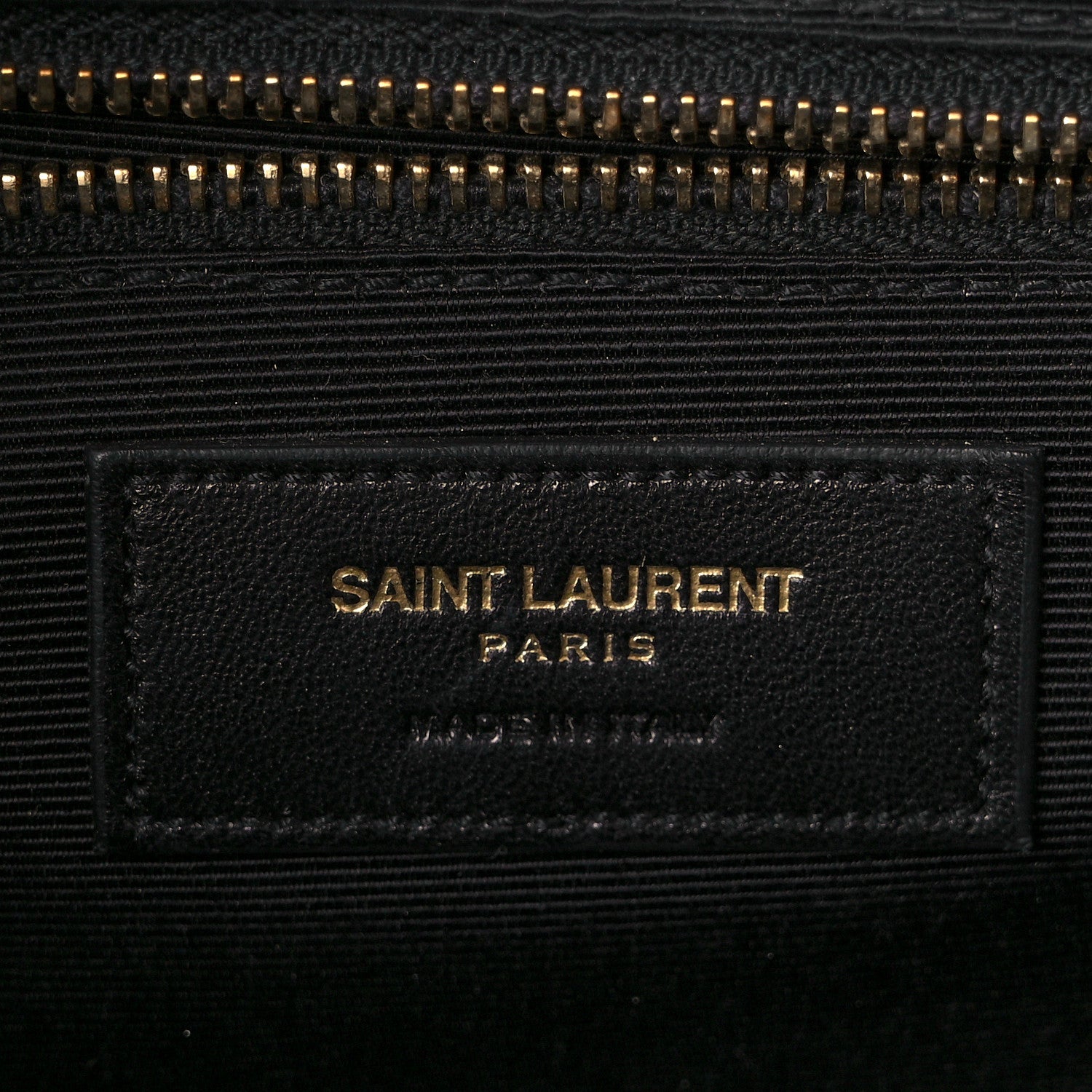 Saint Laurent Grain De Poudre Matelasse Chevron Large Monogram Satchel Dark Beige 15 of 21