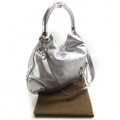 Gucci Leather Large Indy Silver 3 of 10