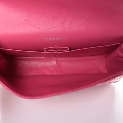 Chanel Patent Quilted Jumbo Double Flap Pink 5 of 11