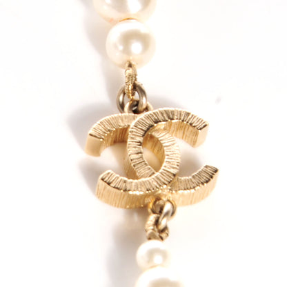 Chanel Pearl Classic CC Long Necklace Gold 4 of 6