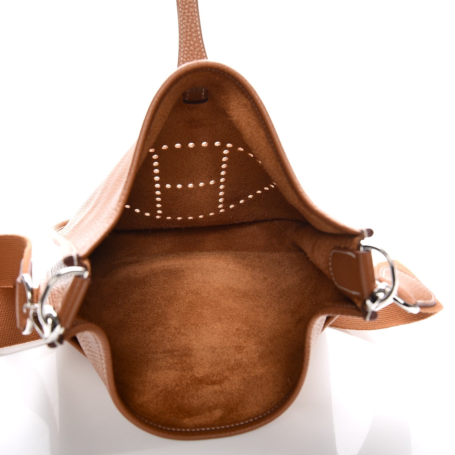 Hermes Taurillon Clemence Evelyne III PM Gold 5 of 9