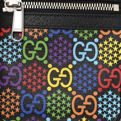 Gucci GG Supreme Monogram Psychedelic Messenger Bag Black 8 of 11