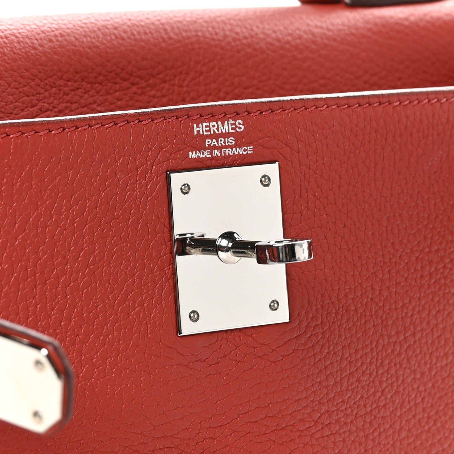 Hermes Taurillon Clemence Kelly Retourne 28  Brique 7 of 10