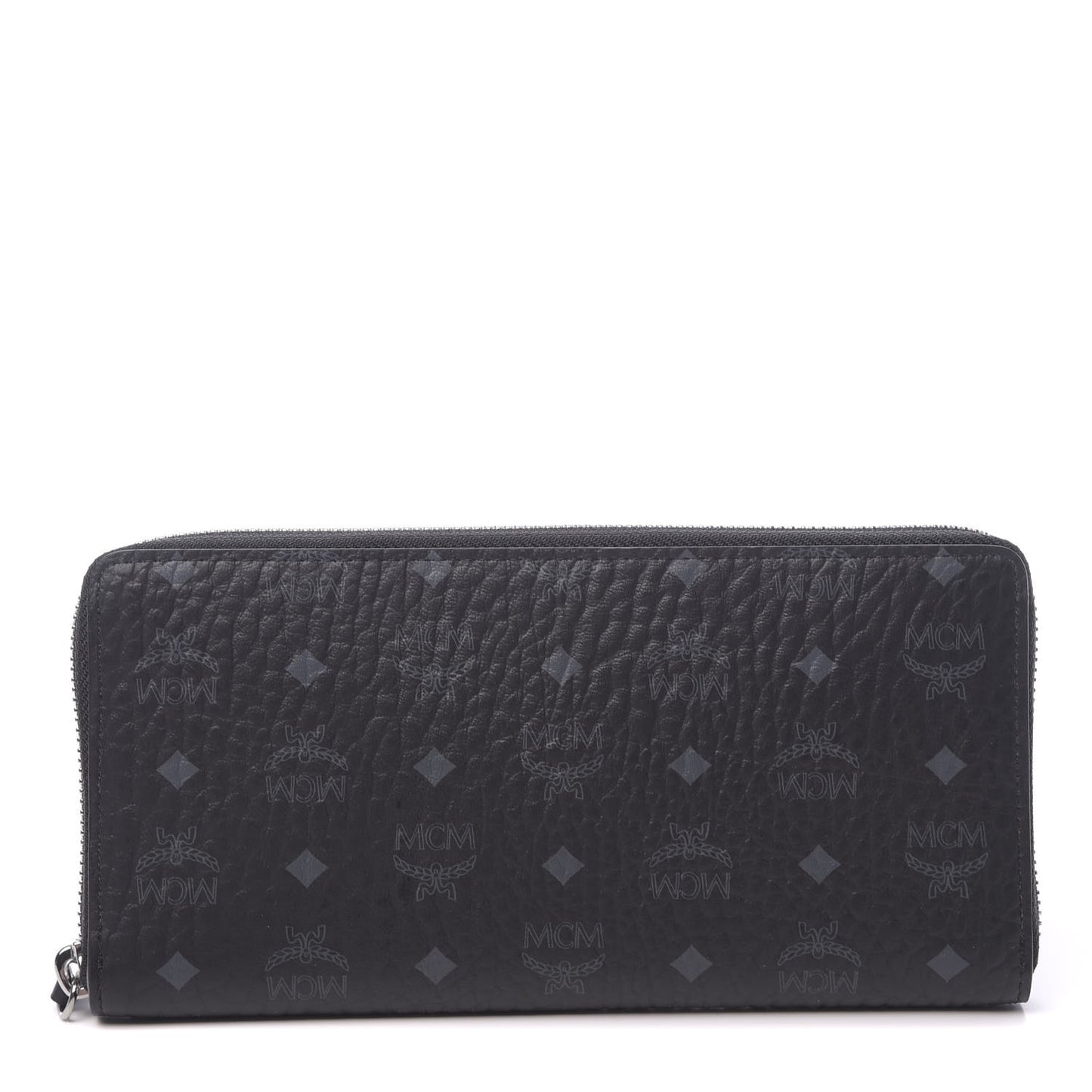 Visetos Large Zip Around Wallet Black