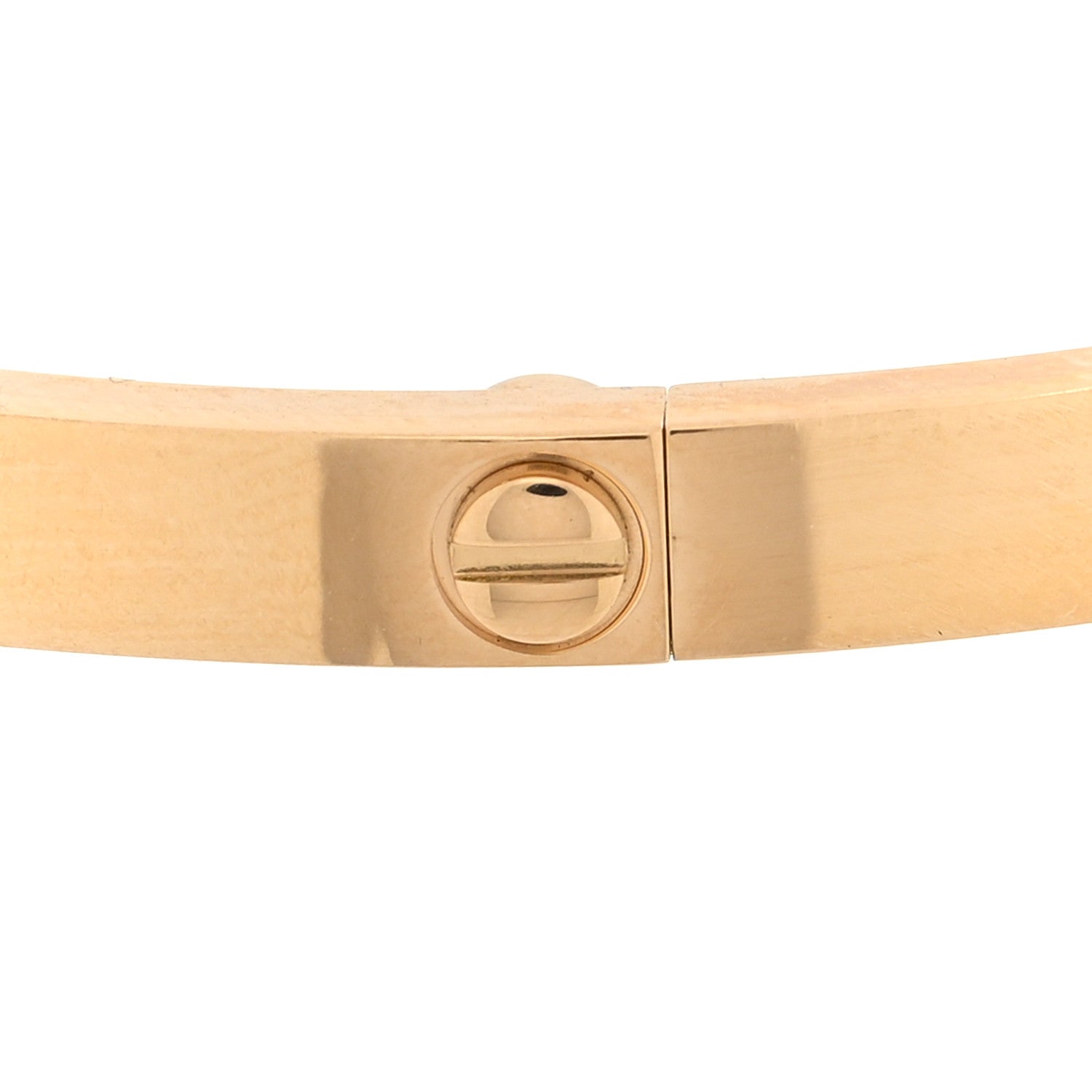 Cartier 18K Yellow Gold Small LOVE Bracelet 17 5 of 7