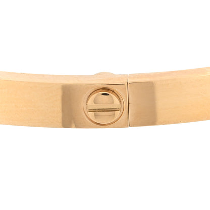 Cartier 18K Yellow Gold Small LOVE Bracelet 17 5 of 7