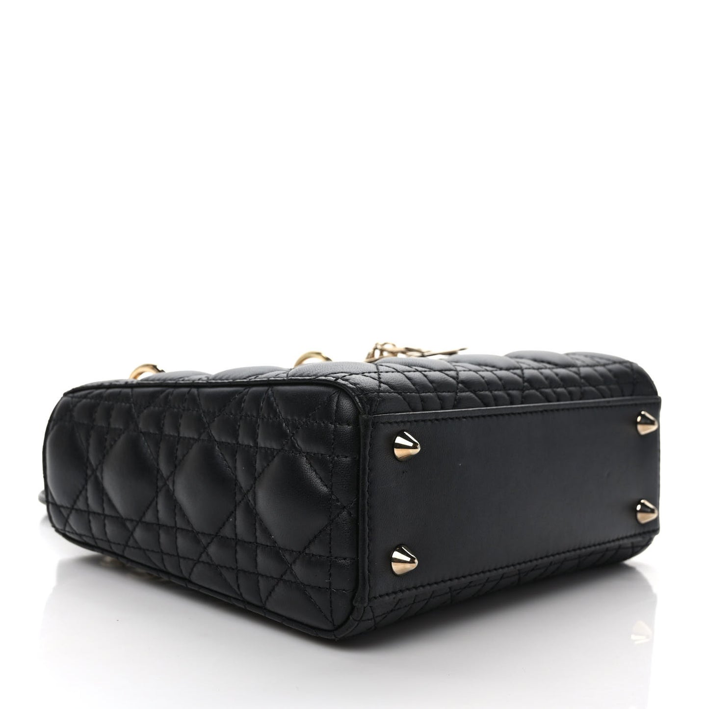 Lambskin Cannage Small My ABCDior Lady Dior Black