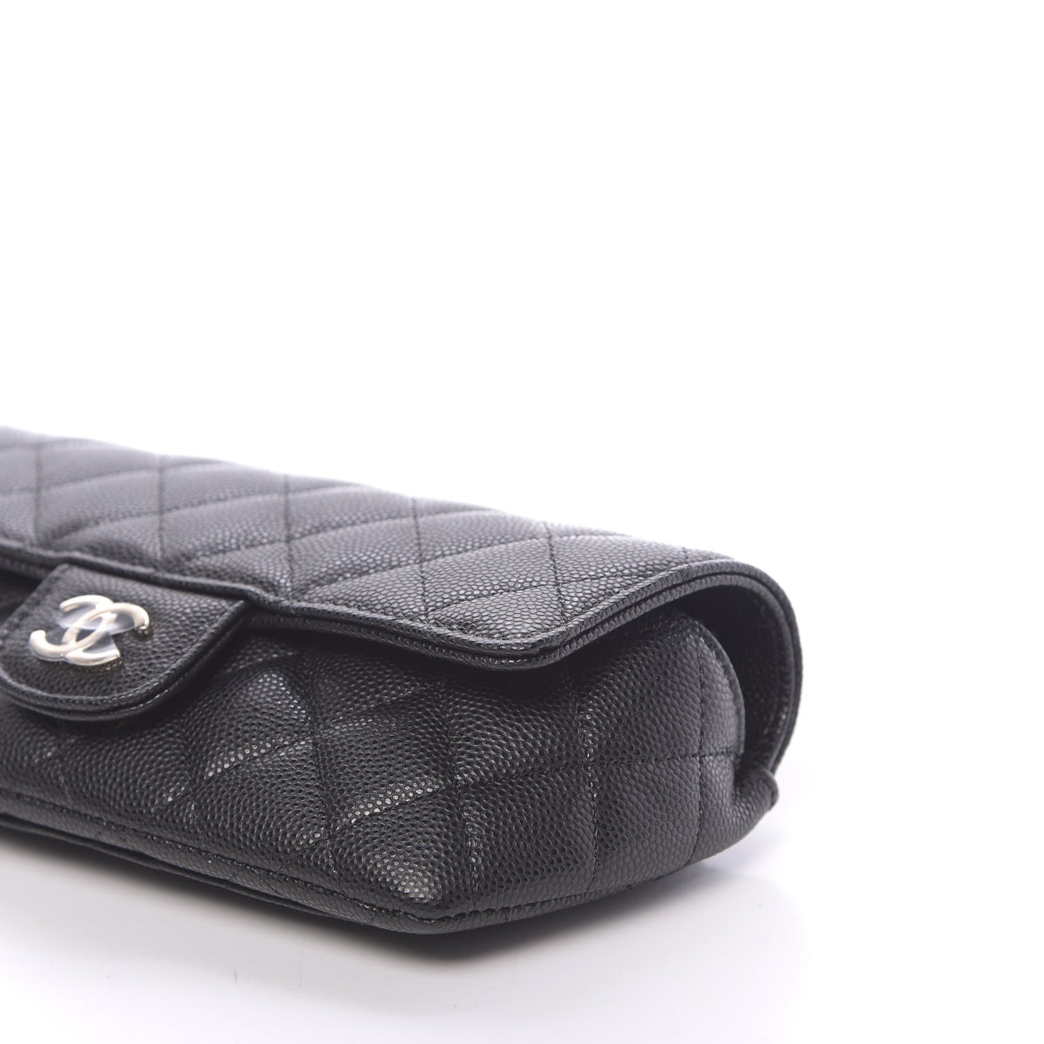 Chanel Caviar Quilted Glasses Case With Chain Black 10 of 12