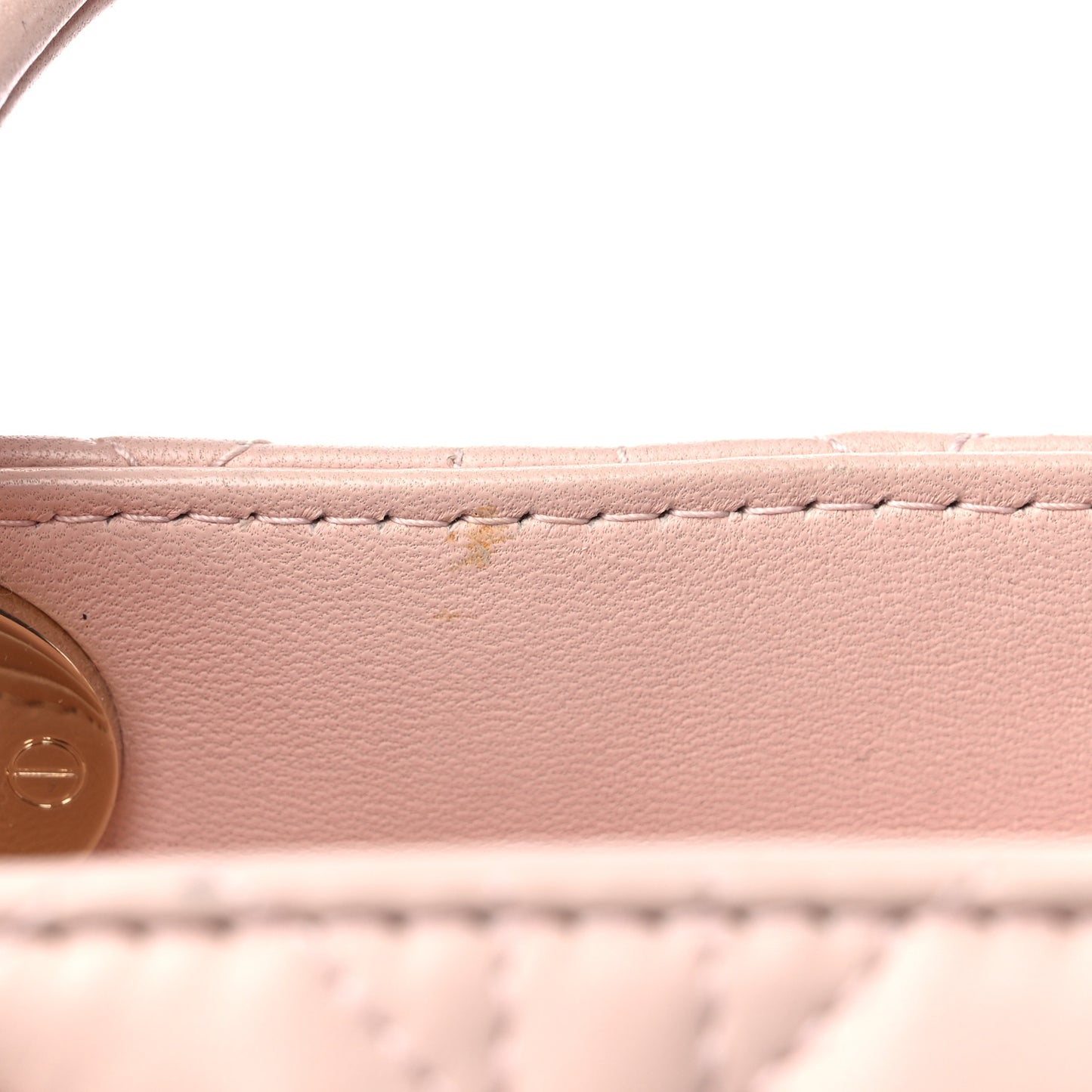 Lambskin Cannage Large Lady Dior Light Pink