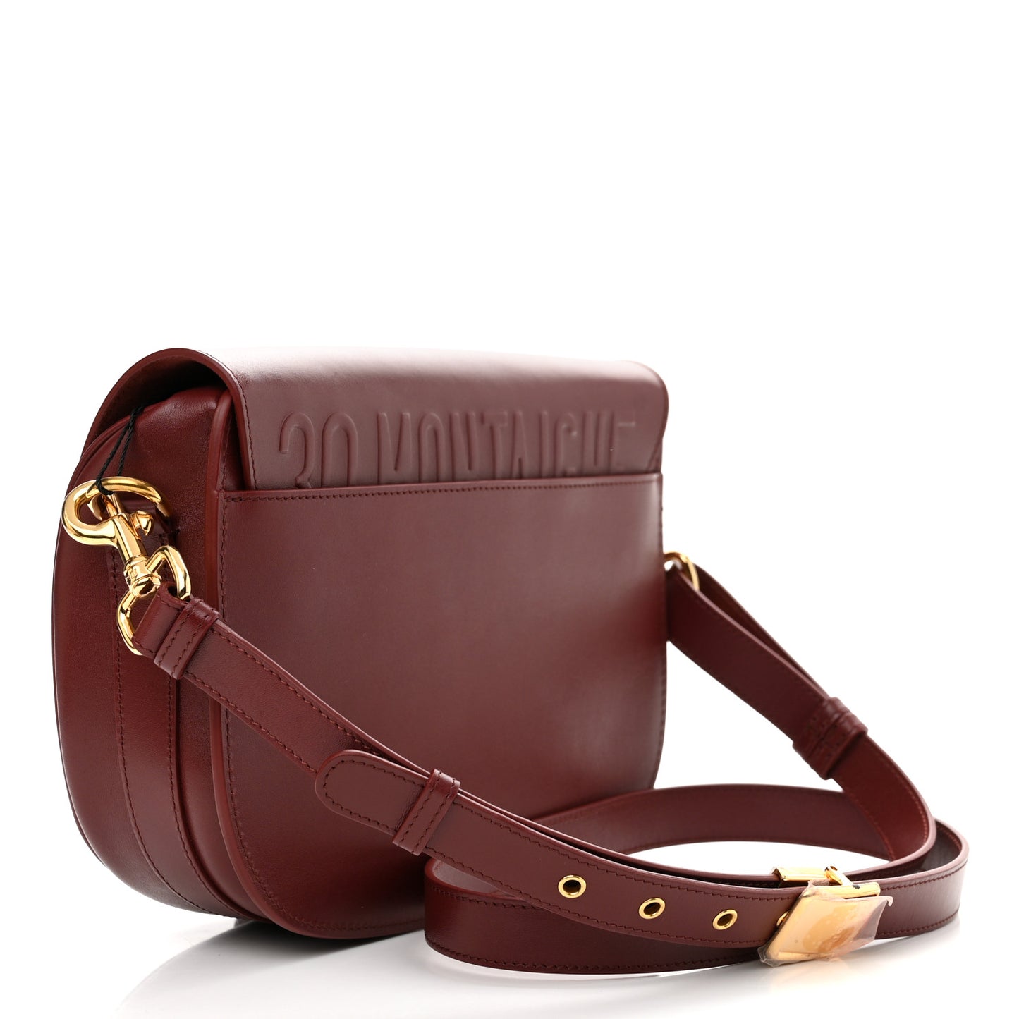 Box Calfskin Medium Bobby Flap Red Bricks