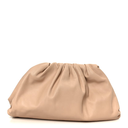 Bottega Veneta Smooth Butter Calf The Pouch Oversized Clutch Nude 1 of 11