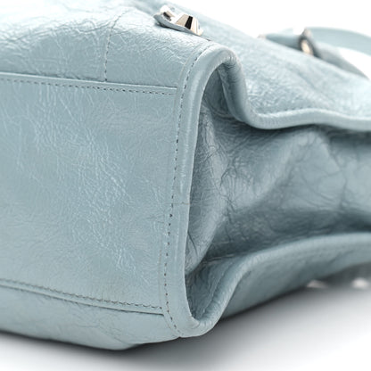 Balenciaga Agneau Classic Silver Hardware S City Bleu Gris 10 of 10