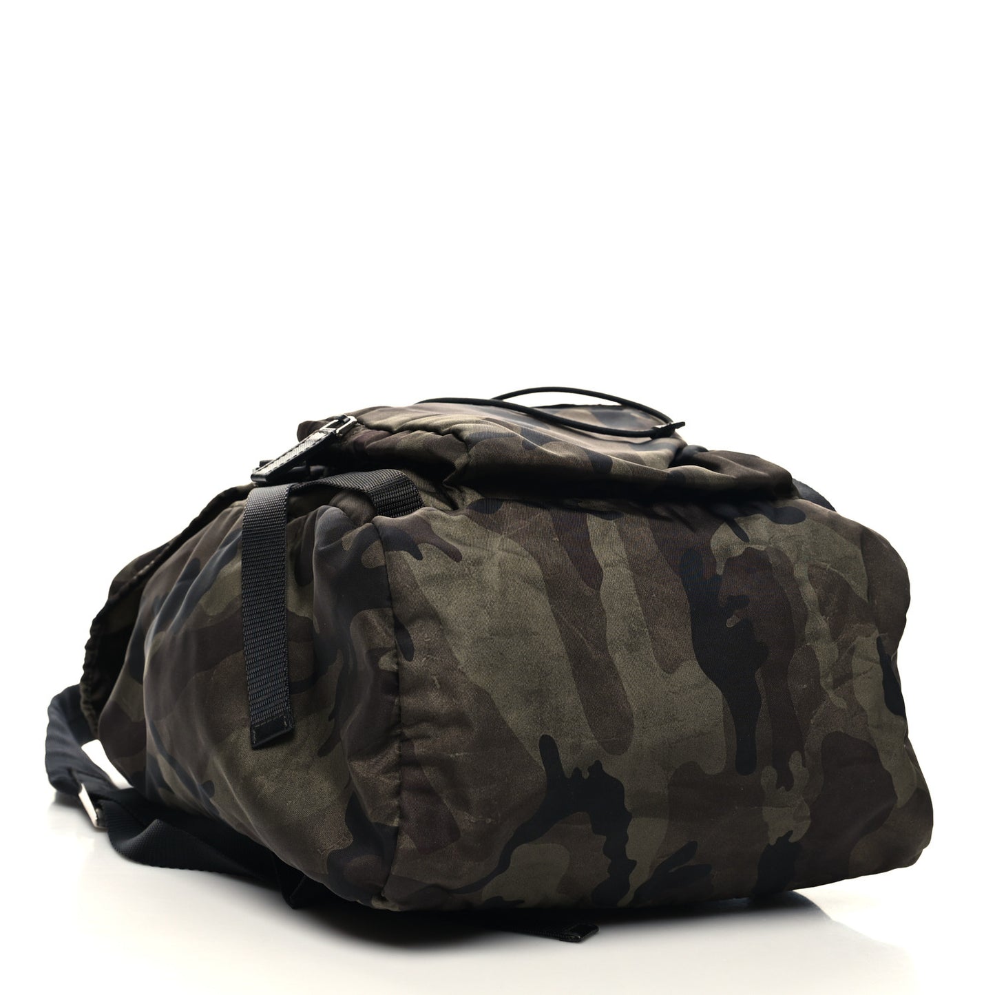 Nylon Camouflage Double Buckle Backpack Mimetico