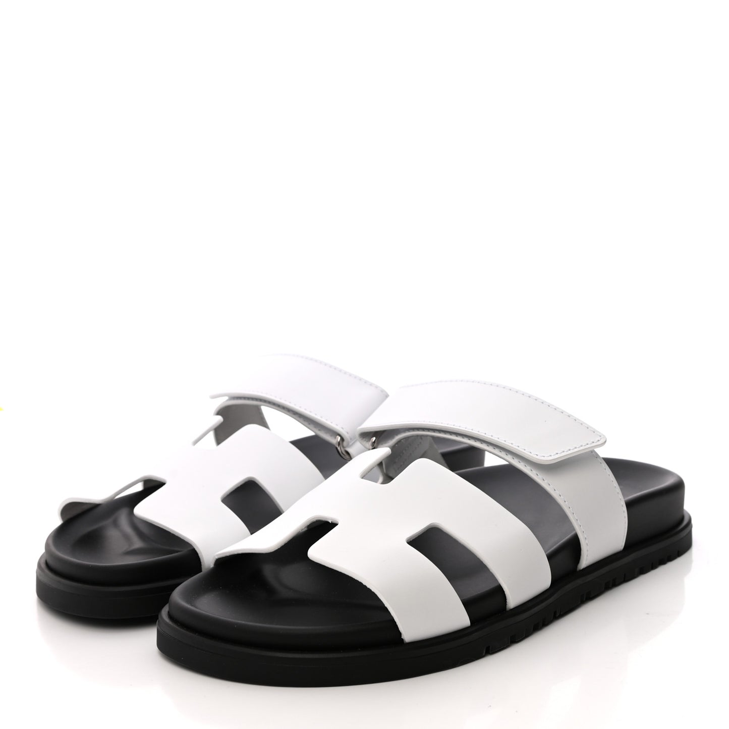 Calfskin Womens Chypre Sandals 37 White