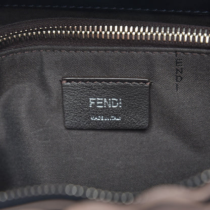 Fendi Vitello Dolce Scalloped Studded Medium By The Way Boston Bag Blu Notte 6 of 9