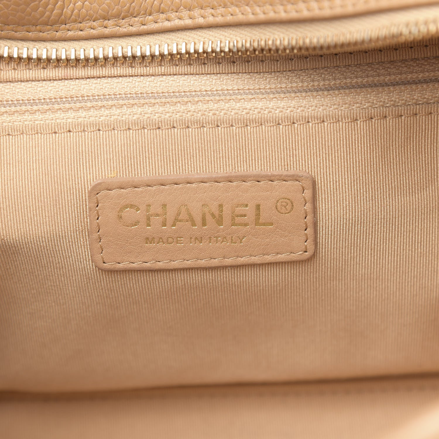 Chanel Caviar Quilted Small Bowler Beige 6 of 15