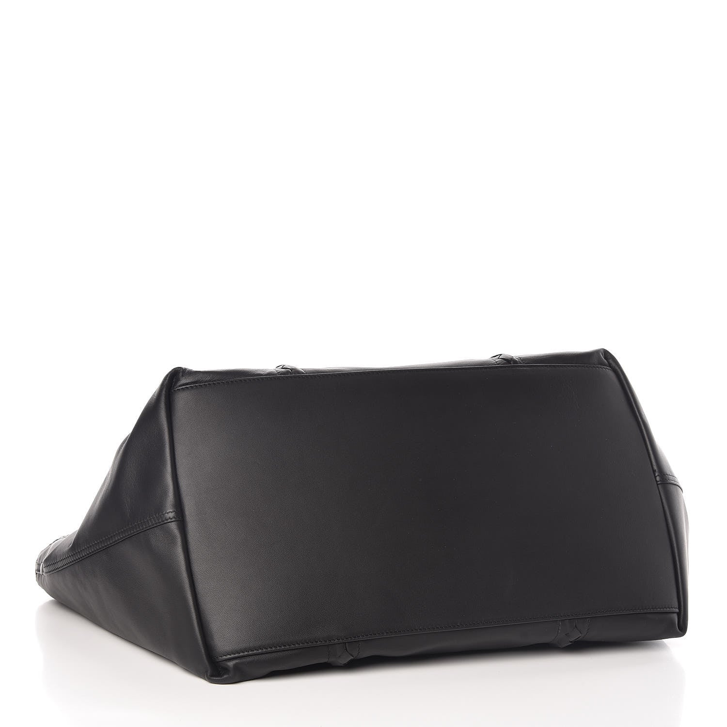 Bottega Veneta Nappa Nylon Medium Reversible Butterfly Shoulder Bag Black Cement 6 of 9
