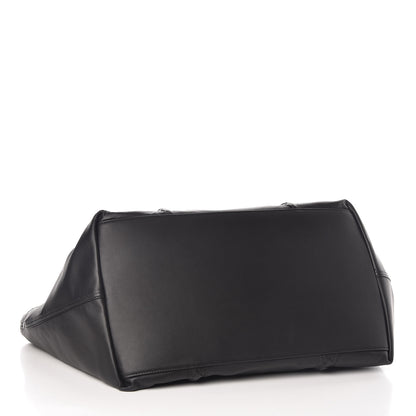 Bottega Veneta Nappa Nylon Medium Reversible Butterfly Shoulder Bag Black Cement 6 of 9