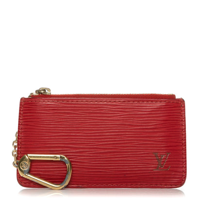 Louis Vuitton Epi Key Pouch Castillan Red 1 of 6