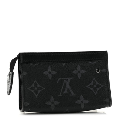 Louis Vuitton Monogram Eclipse Key Pouch Voyage 3 of 9