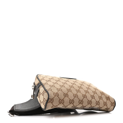 Gucci Monogram Belt Bag Dark Brown 4 of 10