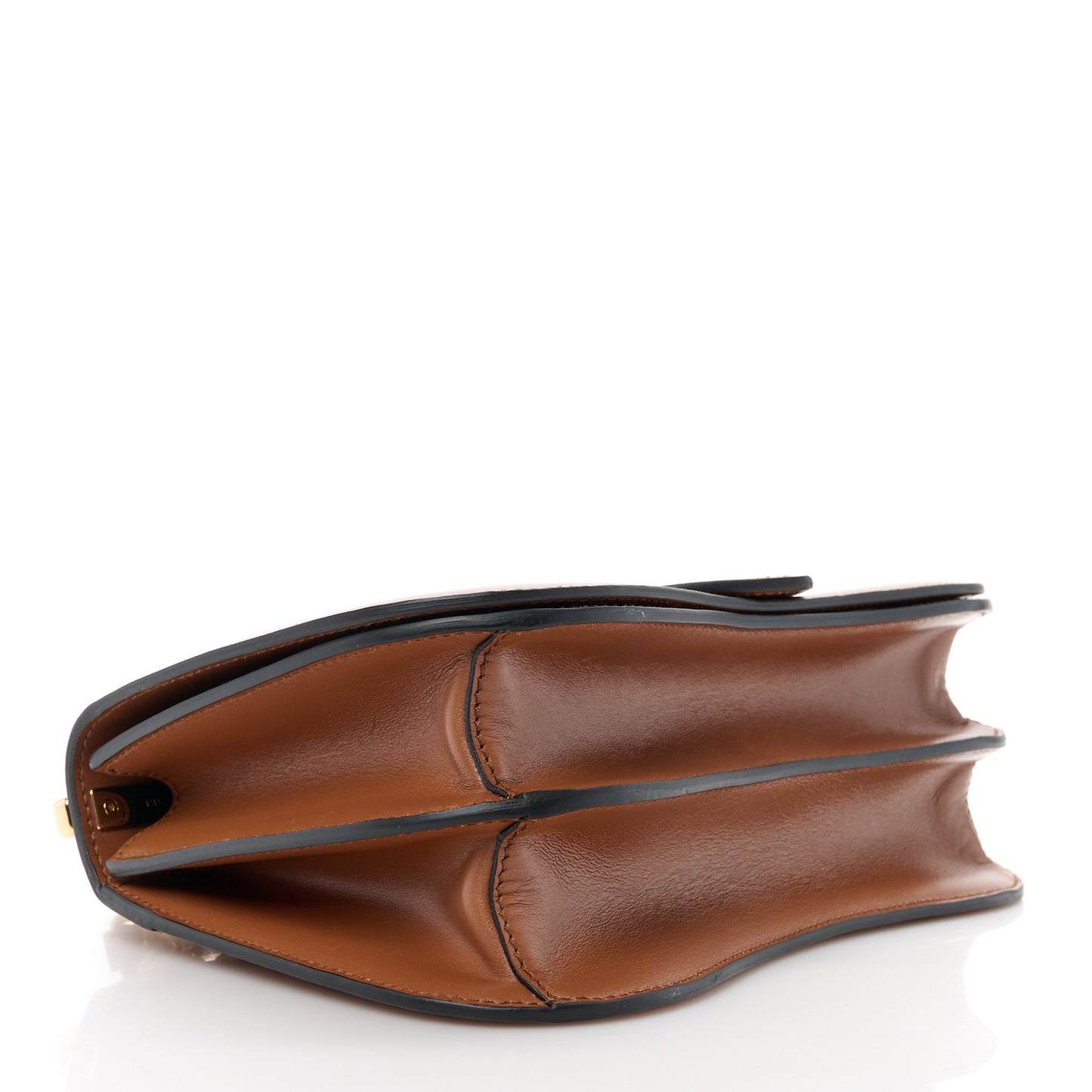 City Calfskin Sidonie Small Chain Crossbody Bag Cognac