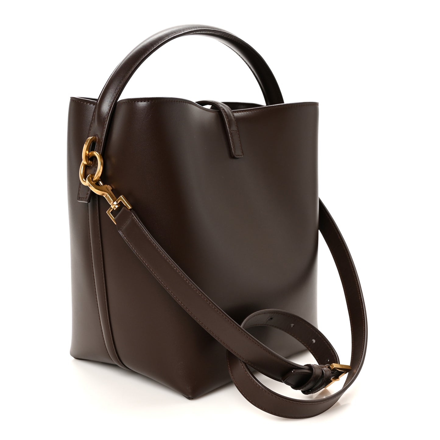Shiny Calfskin Le 37 Small Bucket Bag