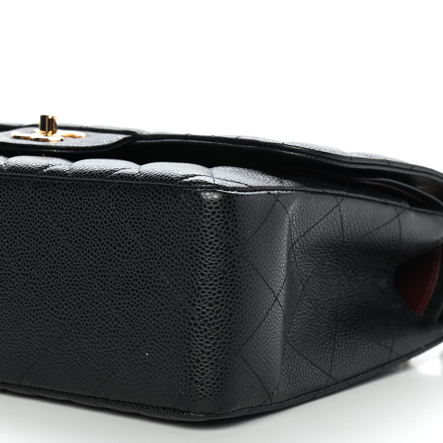 Chanel Caviar Quilted Jumbo Double Flap Black 8 of 8