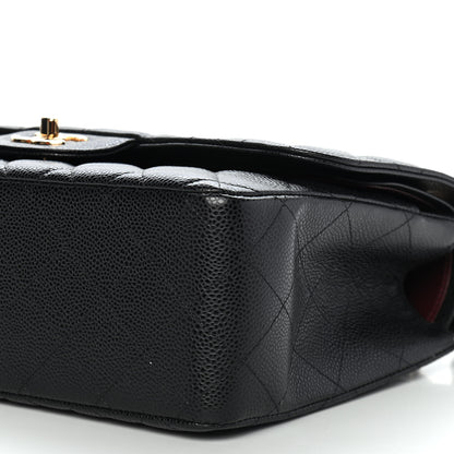 Chanel Caviar Quilted Jumbo Double Flap Black 8 of 8