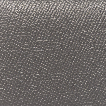 Hermes Epsom Calvi Duo Card Case Gris Meyer 8 of 8