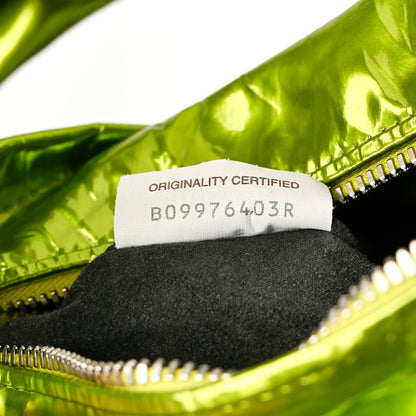 Bottega Veneta Metallic Crushed Calfskin Mini Jodie Chlorophyll 7 of 11