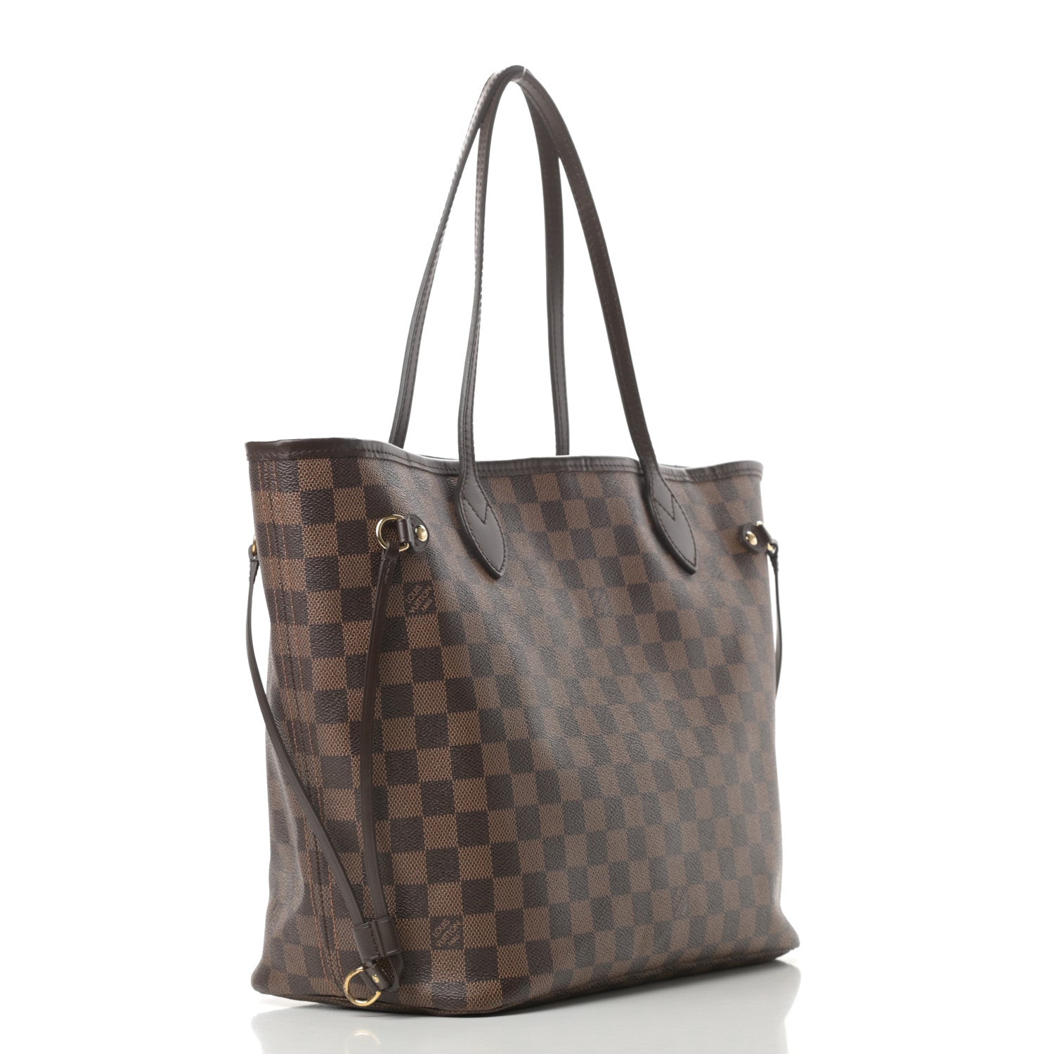Louis Vuitton Damier Ebene Neo Neverfull MM Rose Ballerine 3 of 18