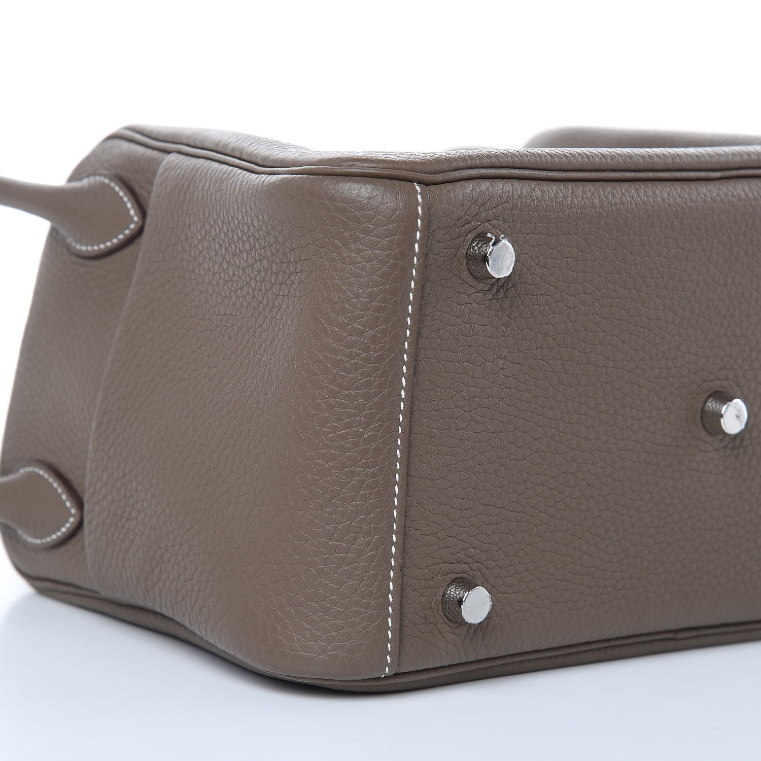 Hermes Taurillon Clemence Lindy 26 Etoupe 8 of 10