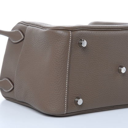 Hermes Taurillon Clemence Lindy 26 Etoupe 8 of 10