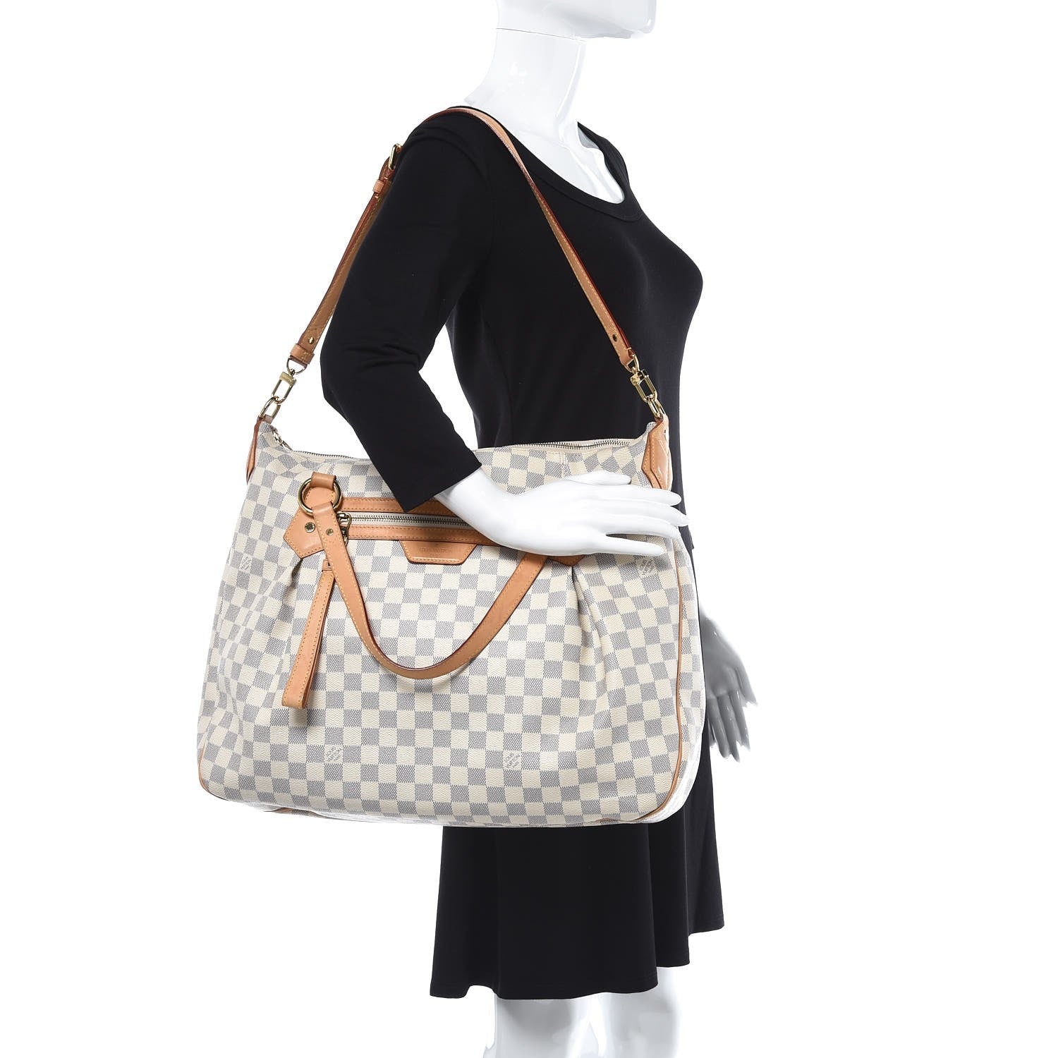 Louis Vuitton Damier Azur Evora GM 2 of 10