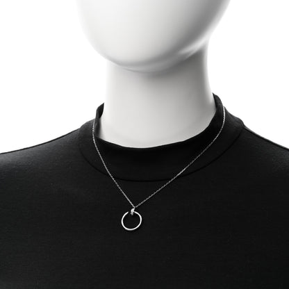 Cartier 18K White Gold Diamond Juste Un Clou Pendant Necklace 2 of 7