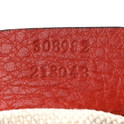 Gucci Pebbled Calfskin Medium Soho Chain Shoulder Bag Tabasco Red 7 of 9
