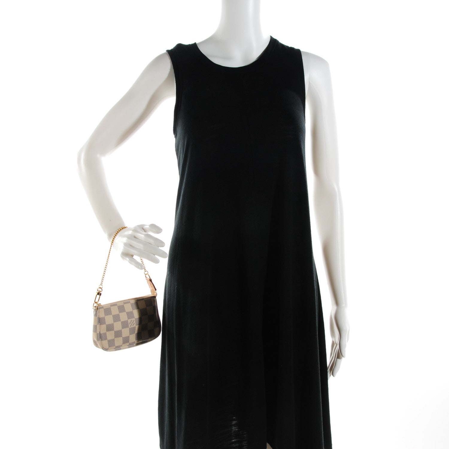 Louis Vuitton Damier Azur Mini Pochette Accessories 2 of 9