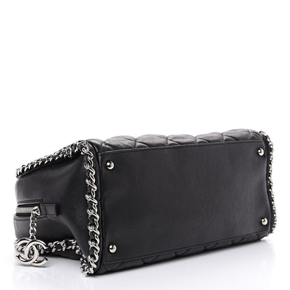 Chanel Calfskin Chain Around Bowler Black 3 of 11