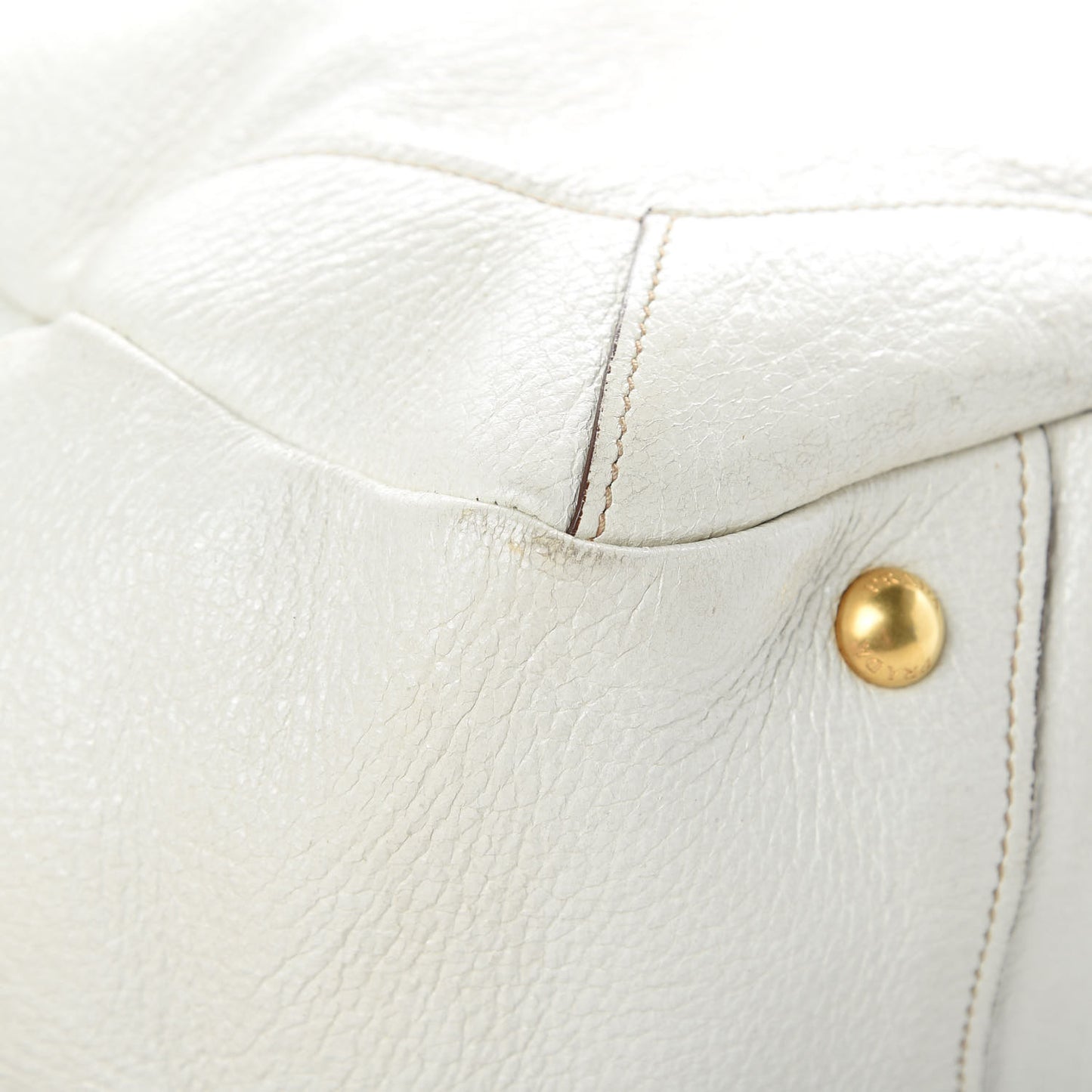 Cervo Lux Chain Shoulder Bag Talco