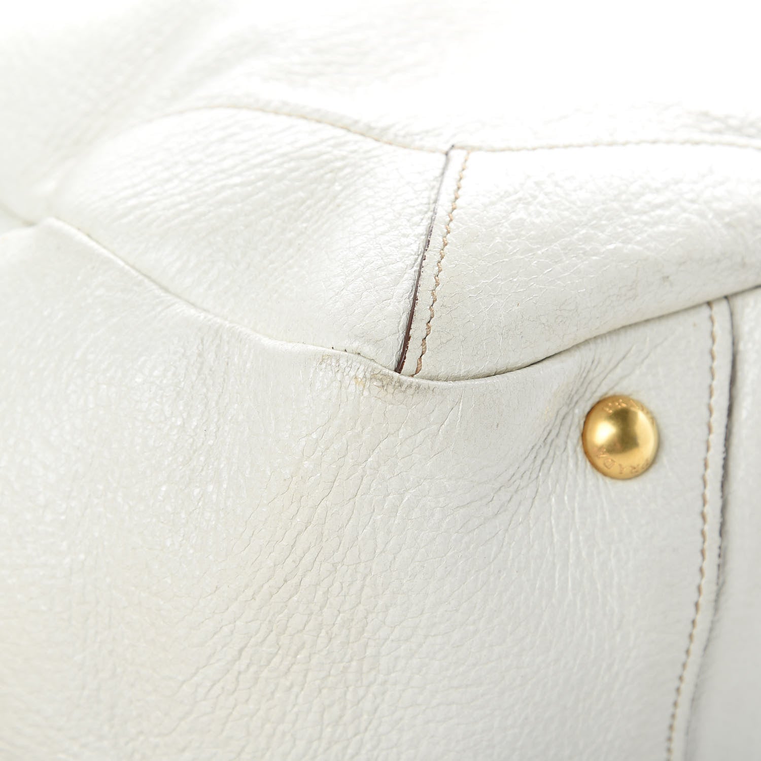 Prada Cervo Lux Chain Shoulder Bag Talco 13 of 20