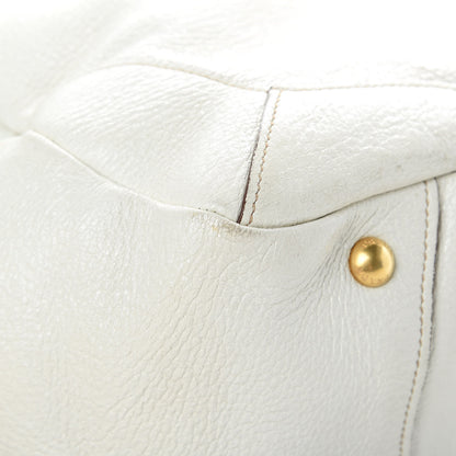 Prada Cervo Lux Chain Shoulder Bag Talco 13 of 20