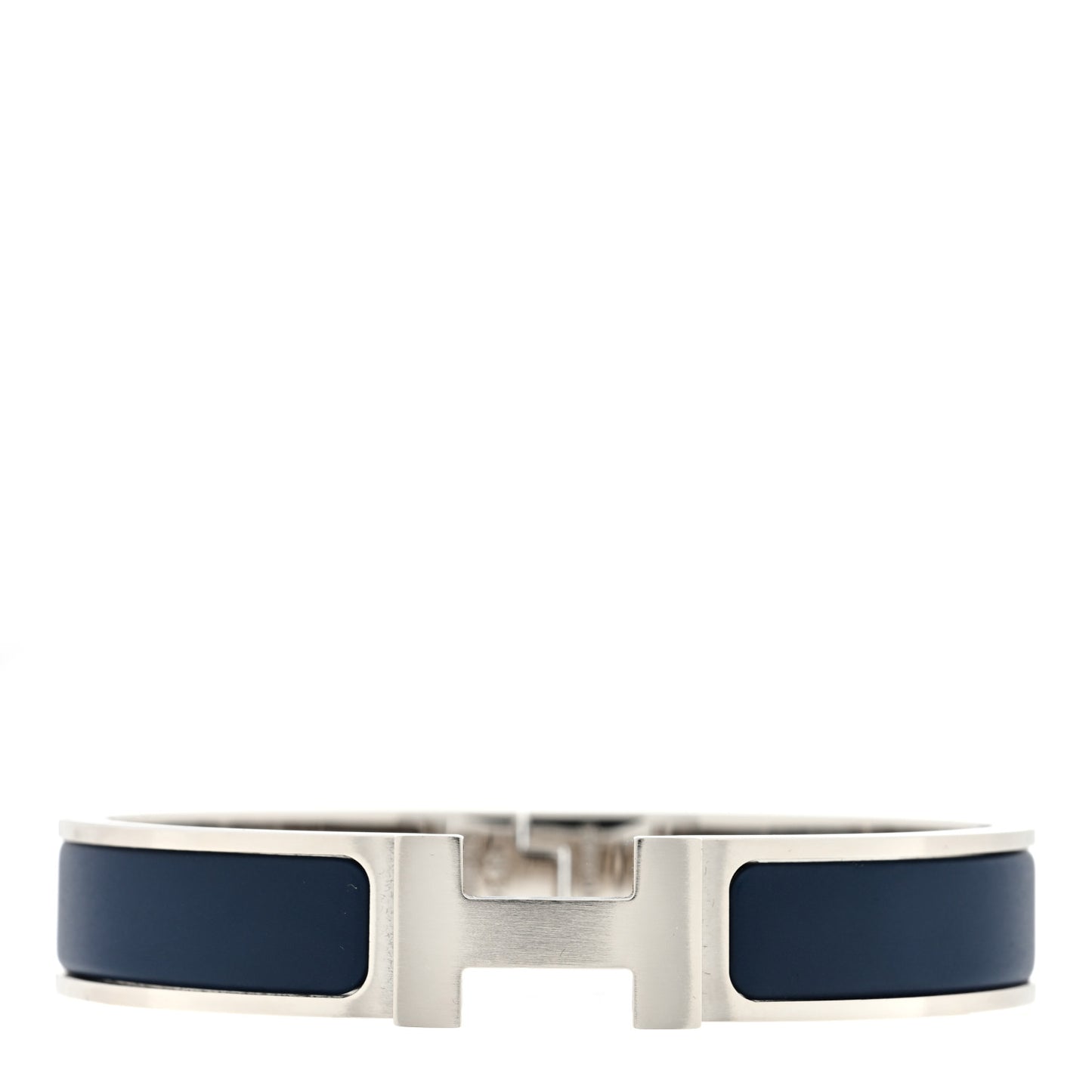 Matte Enamel Narrow Clic Clac HH Bracelet Bleu Biarritz