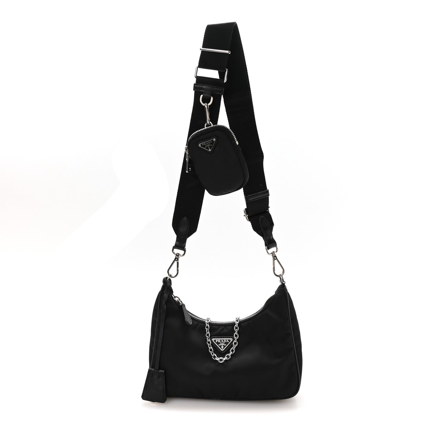 Nylon Re-Edition 2005 Shoulder Bag Black