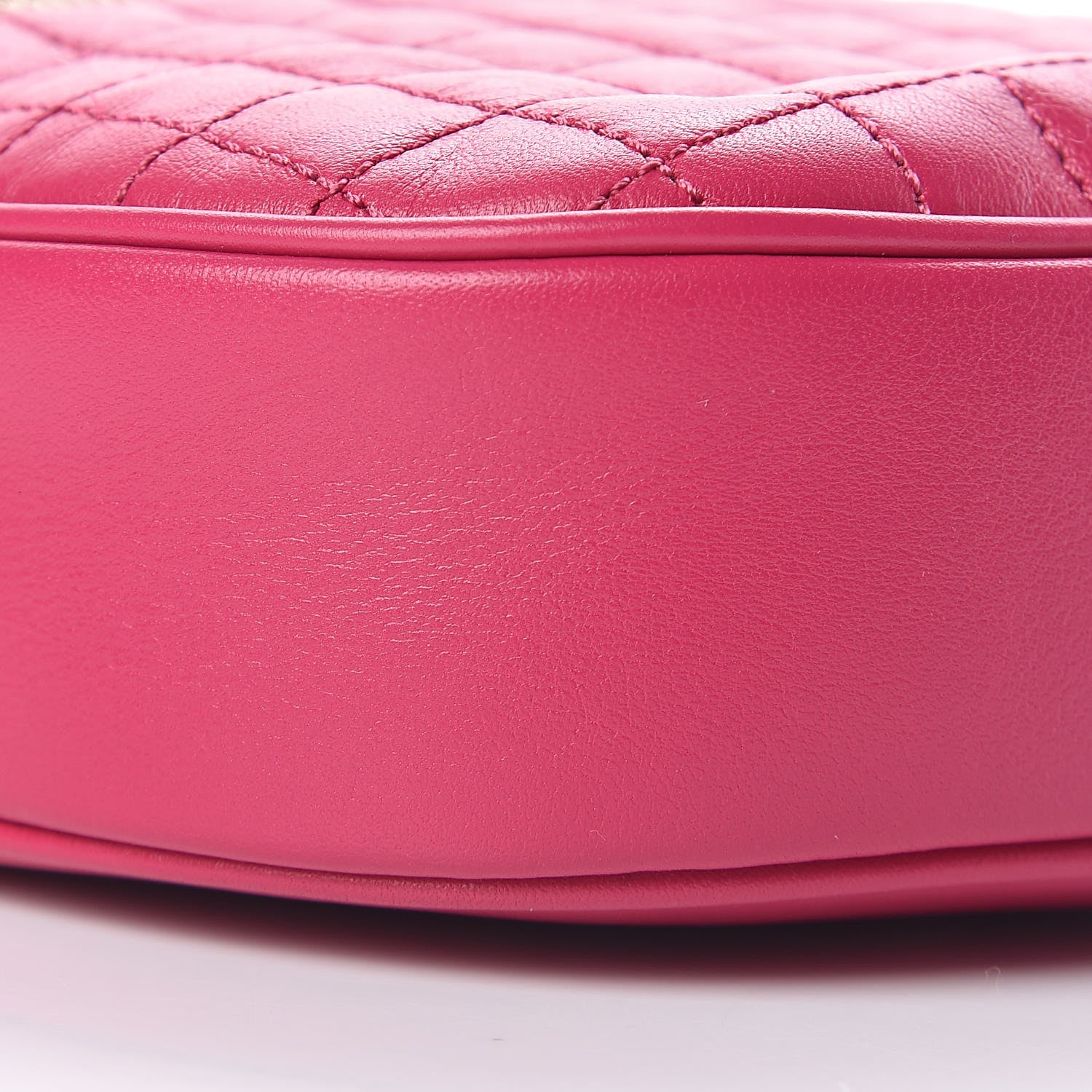 Celine Calfskin Quilted Small C Charm Bag Pink 9 of 11