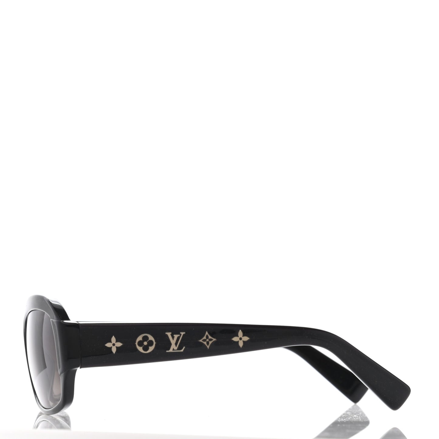 Acetate Obsession Round Sunglasses Z0311W Black Glitter