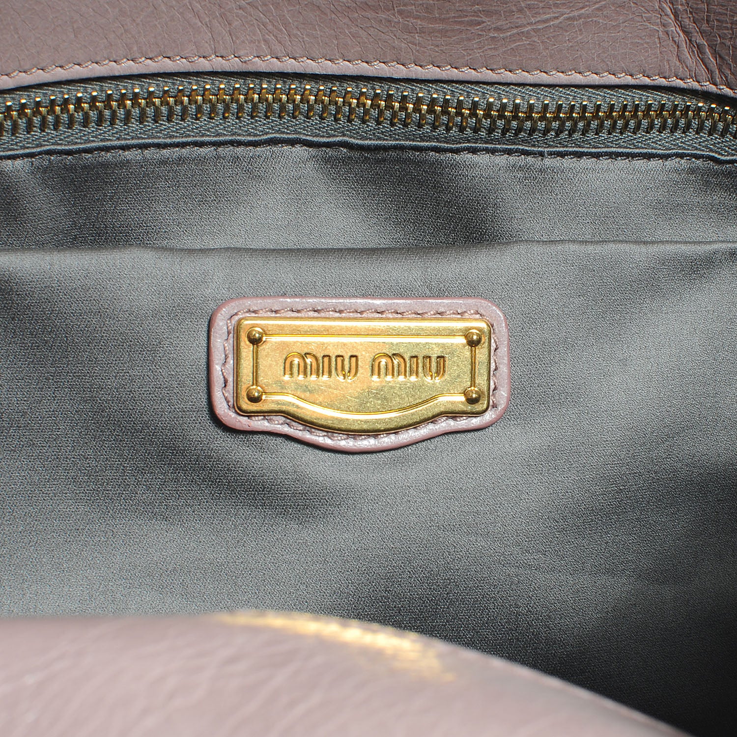 Miu Miu Vitello Lux Large Bow Bag Mughetto 6 of 8