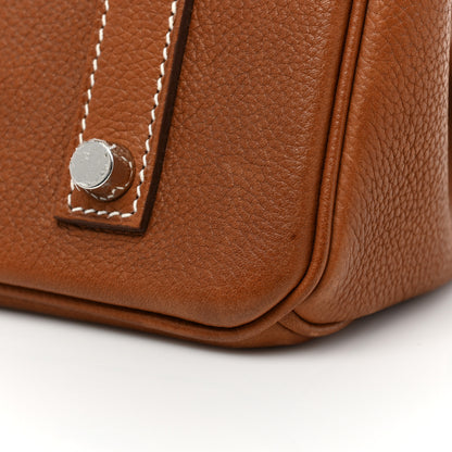 Hermes Natural Barenia Faubourg Birkin 35 Fauve 17 of 24